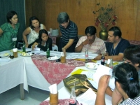 The Z.C. team listened attentively to Dr. Magboo, team Leader as he explains the LGU scorecard
