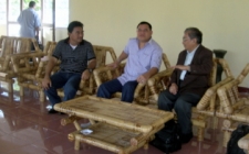 Discussion with Bupati and District Secretary 
